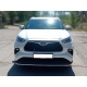 Защита переднего бампера d-43 одинарная для Toyota Highlander 2019 – н.в.