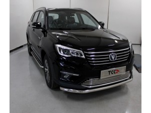 Защита переднего бампера 60 мм для Changan CS75 № CHANCS7520-26